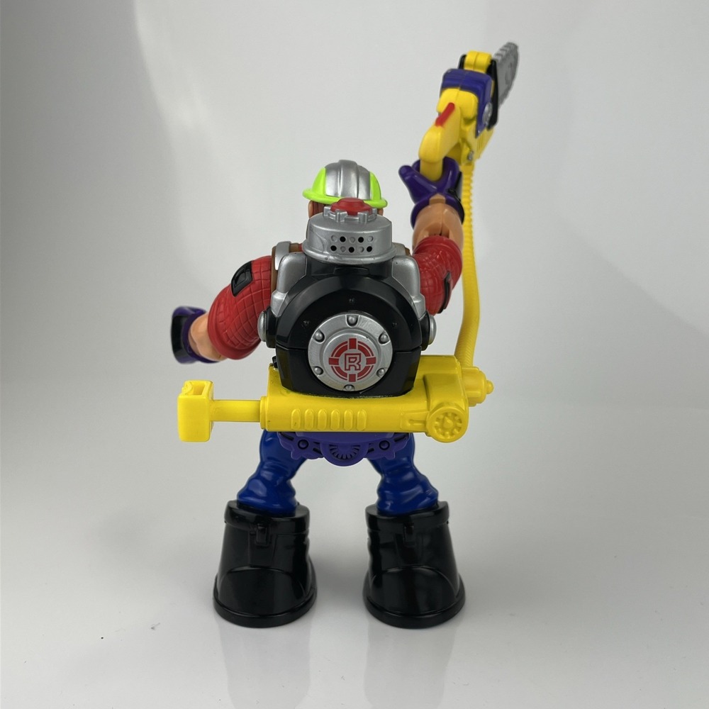 Fisher-Price Rescue Heroes Ben Choppin Forest Ranger Body Force‎ W/Saw - Picture 4 of 7